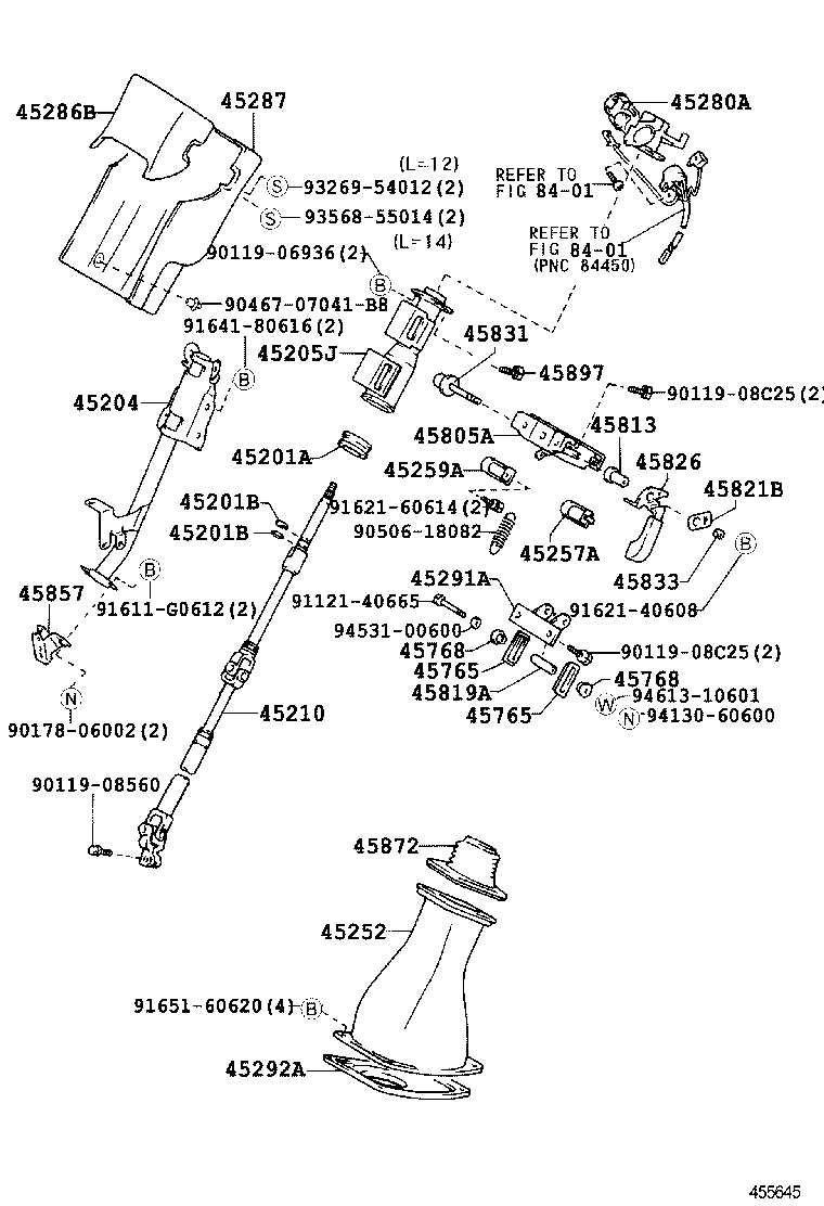  DYNA TOYOACE HV |  STEERING COLUMN SHAFT