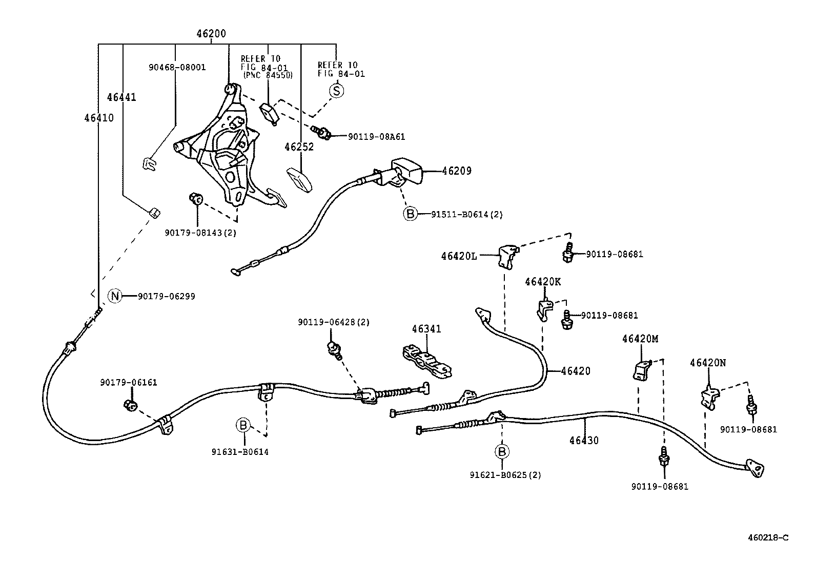 PROGRES |  PARKING BRAKE CABLE