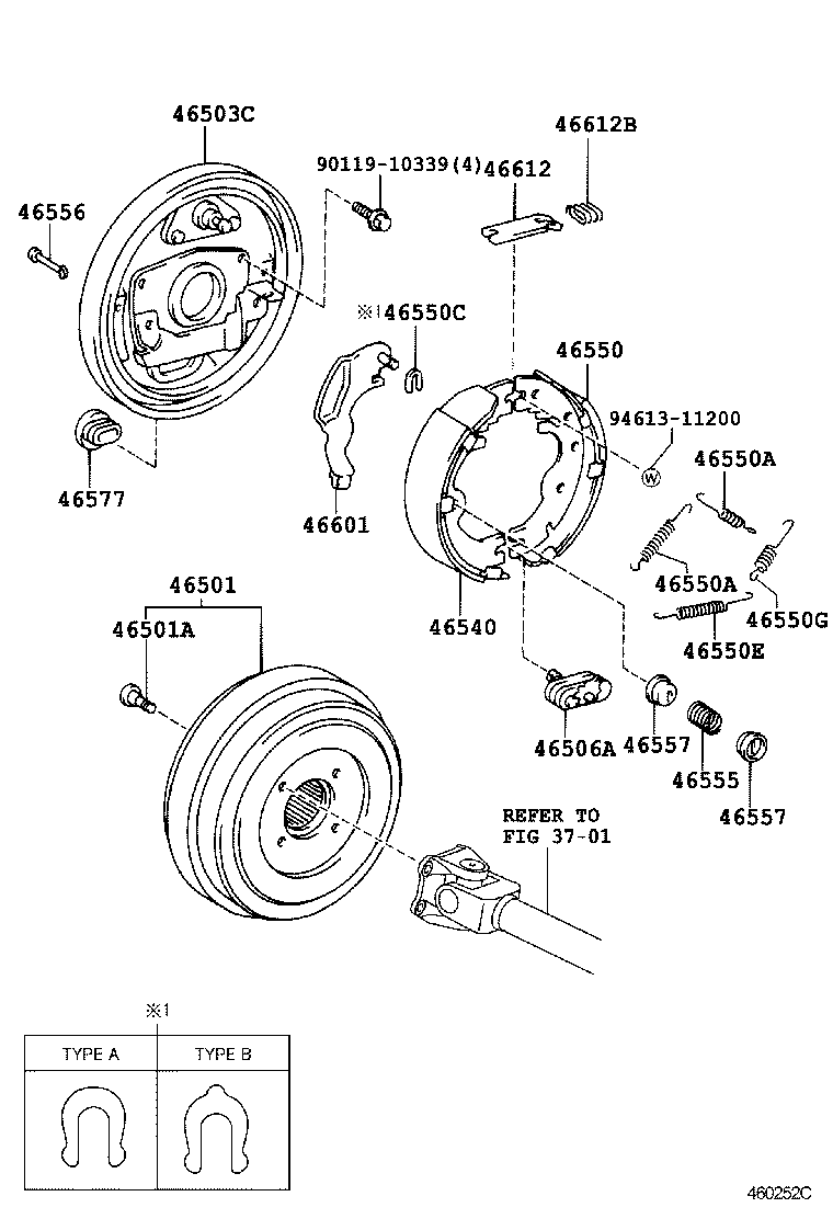  DYNA TOYOACE |  PARKING BRAKE CABLE