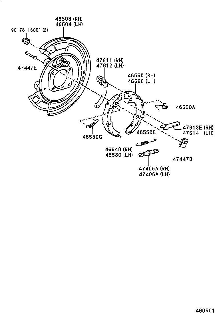  CALDINA |  PARKING BRAKE CABLE