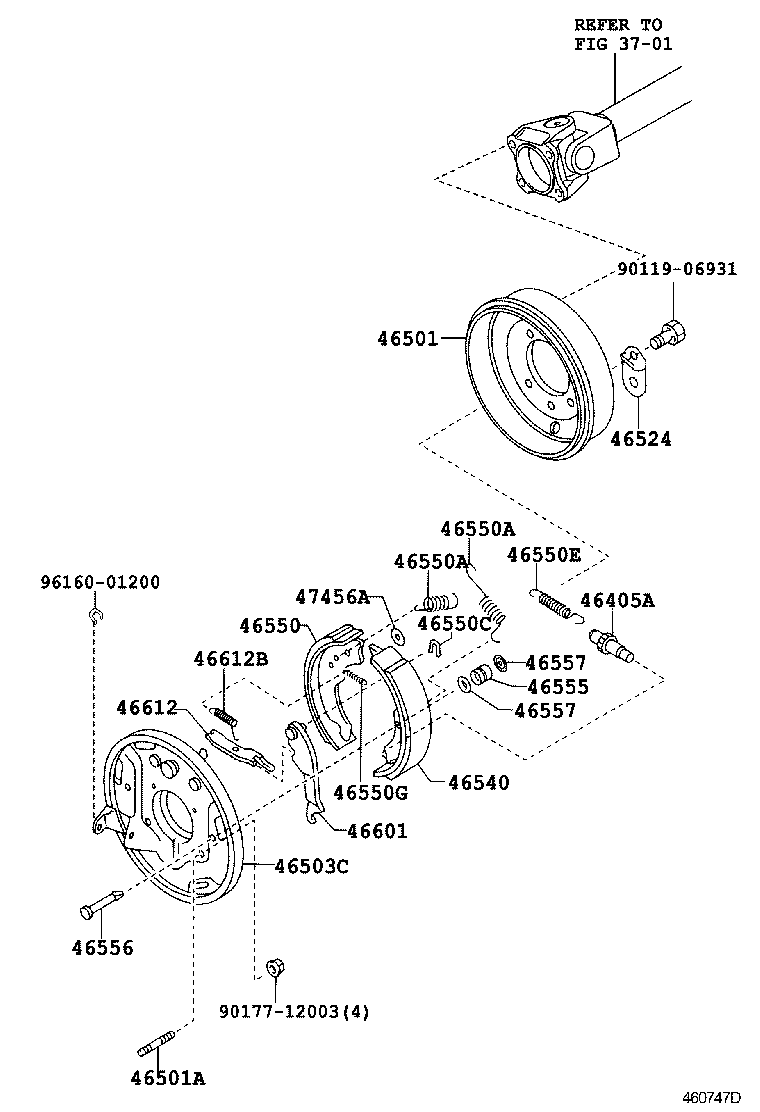  DYNA TOYOACE |  PARKING BRAKE CABLE