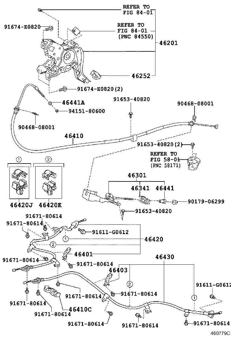  RACTIS |  PARKING BRAKE CABLE