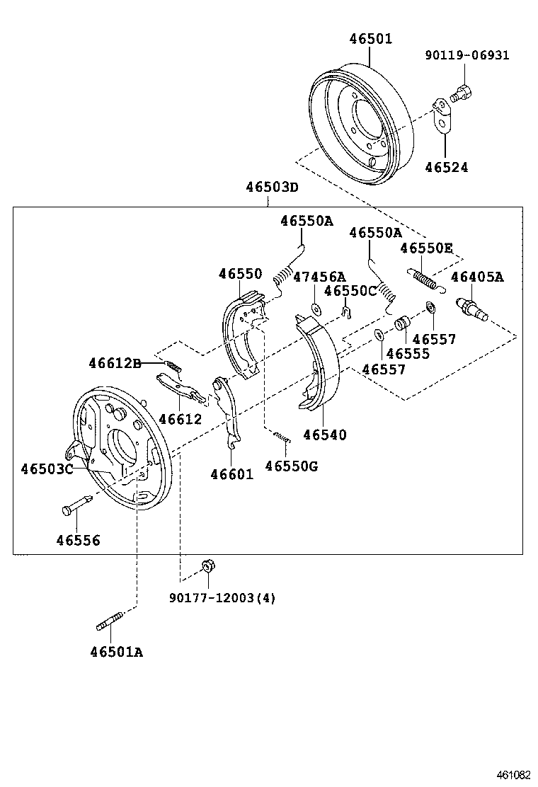  DYNA TOYOACE |  PARKING BRAKE CABLE