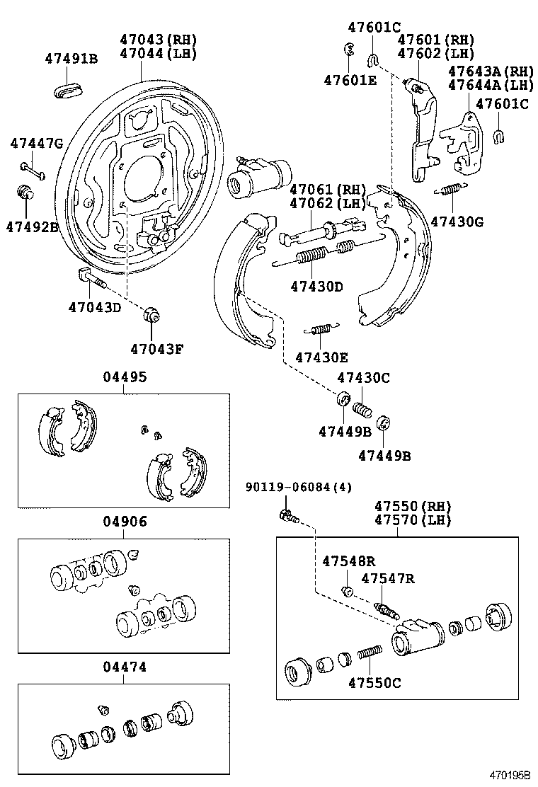  LITE TOWNACE NOAH V |  REAR DRUM BRAKE WHEEL CYLINDER BACKING PLATE