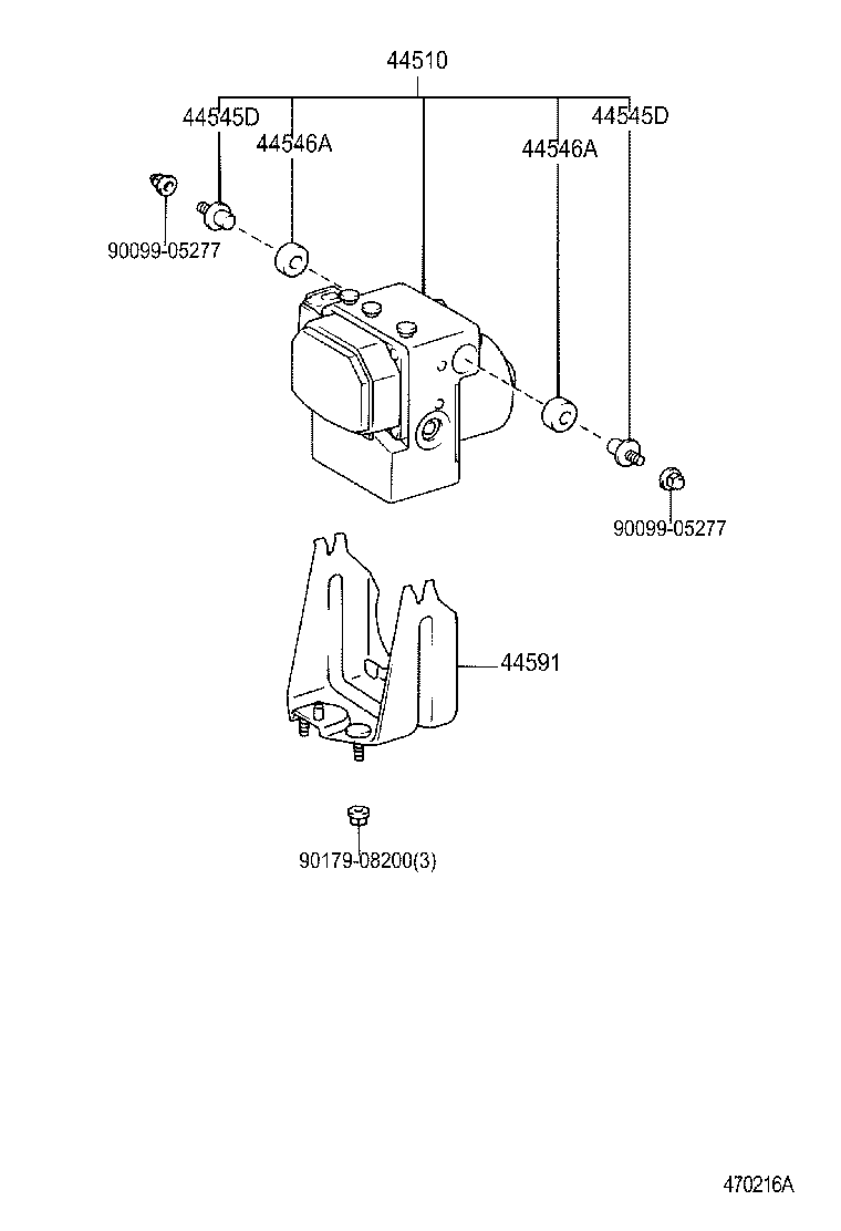  LITE TOWNACE NOAH V |  BRAKE TUBE CLAMP