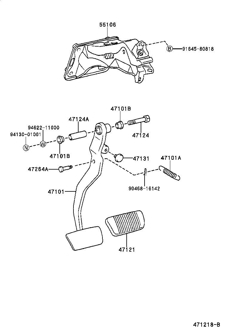  PROGRES |  BRAKE PEDAL BRACKET