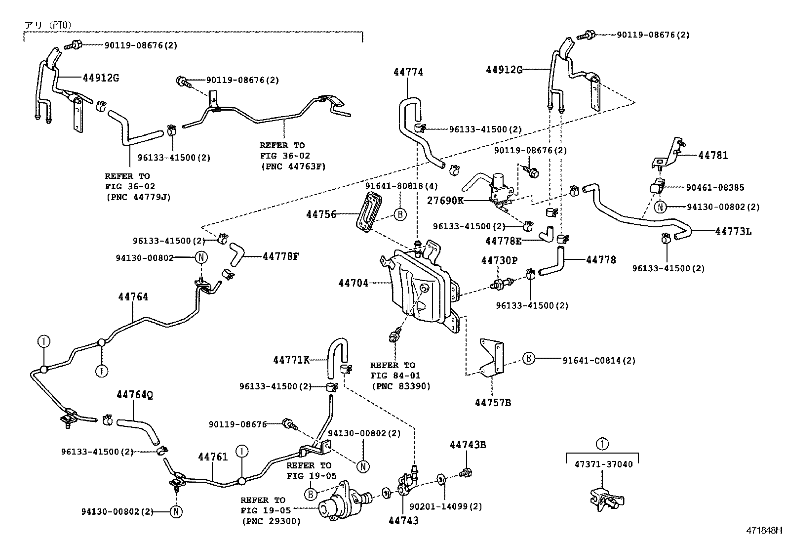  DYNA TOYOACE |  BRAKE BOOSTER VACUUM TUBE
