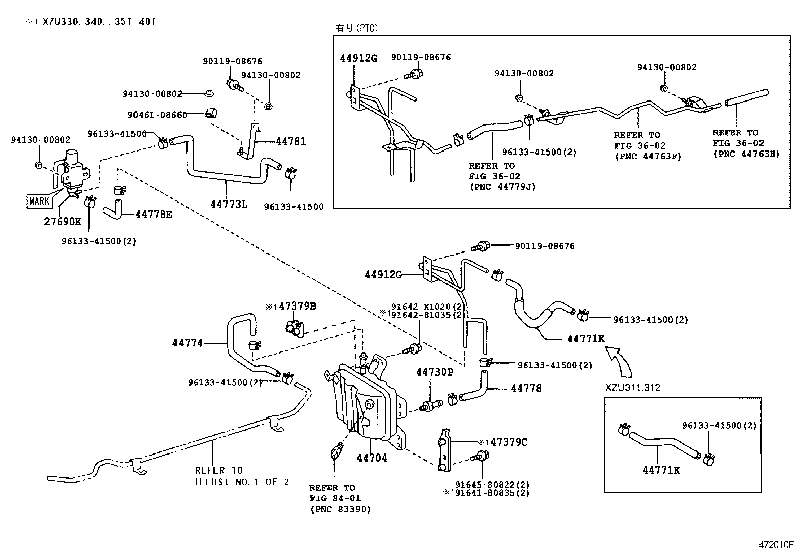  DYNA TOYOACE |  BRAKE BOOSTER VACUUM TUBE
