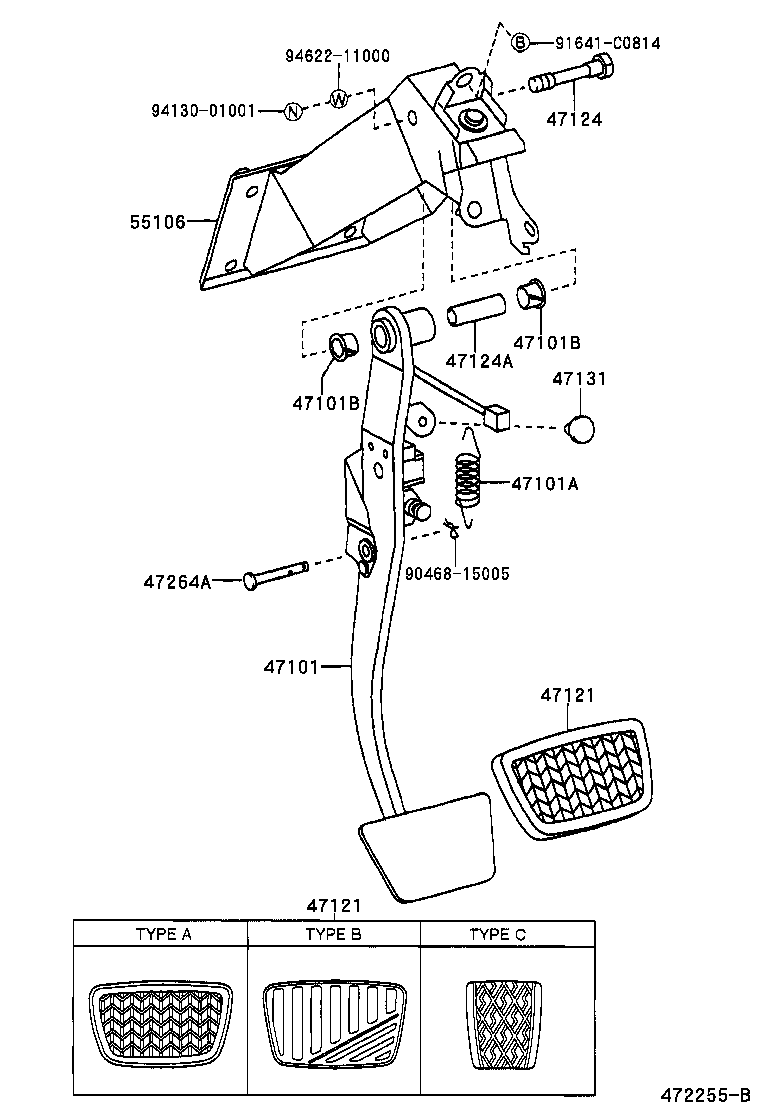  MARK 2 MARK 2 BLIT |  BRAKE PEDAL BRACKET