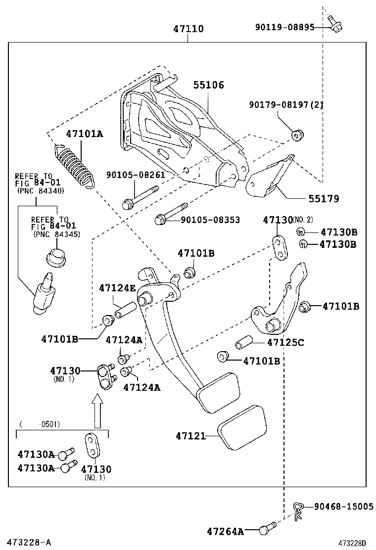  LAND CRUISER PRADO |  BRAKE PEDAL BRACKET