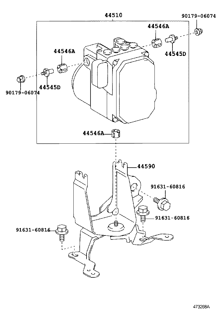  CALDINA |  BRAKE TUBE CLAMP
