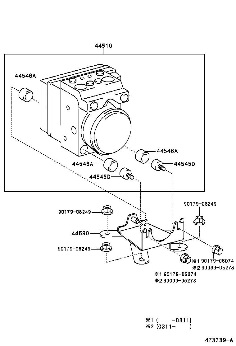  HILUX SURF |  BRAKE TUBE CLAMP