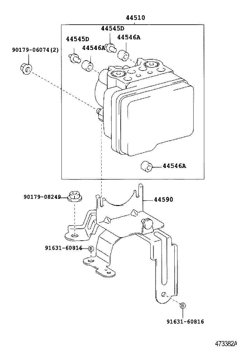  WISH |  BRAKE TUBE CLAMP