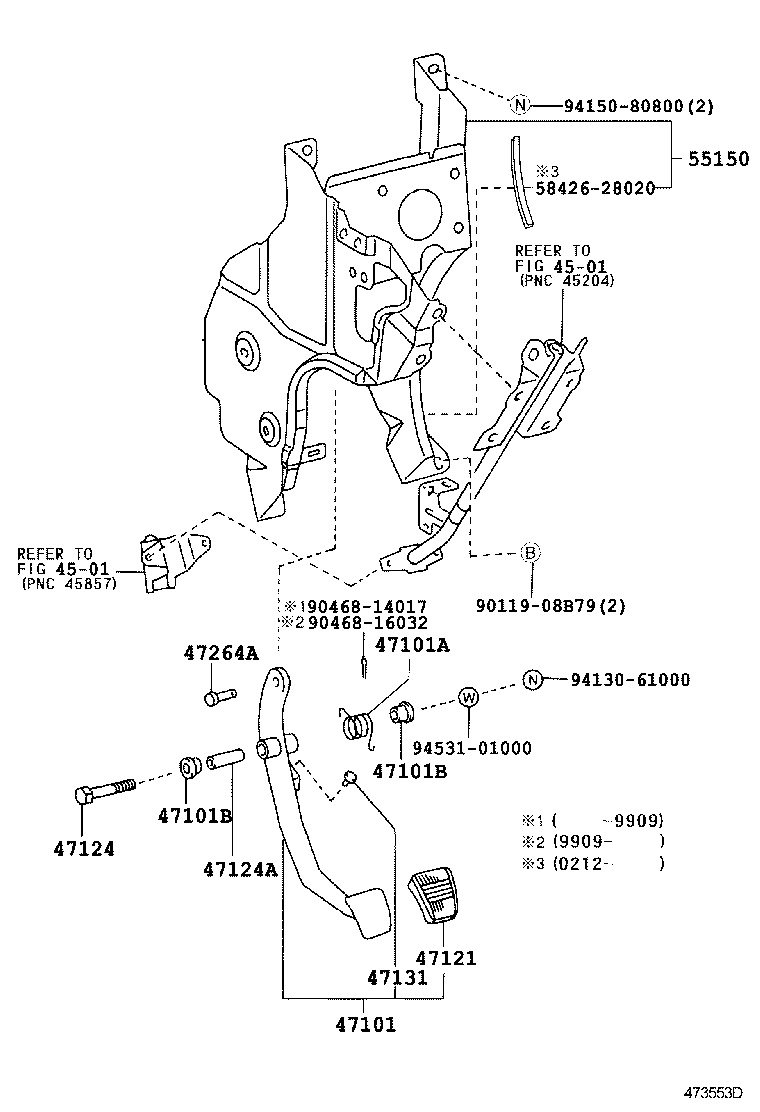  DYNA TOYOACE |  BRAKE PEDAL BRACKET