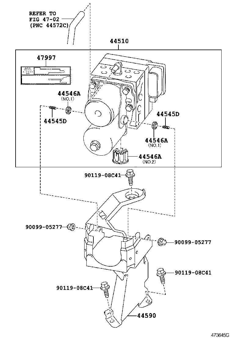  ALPHARD HV |  BRAKE TUBE CLAMP