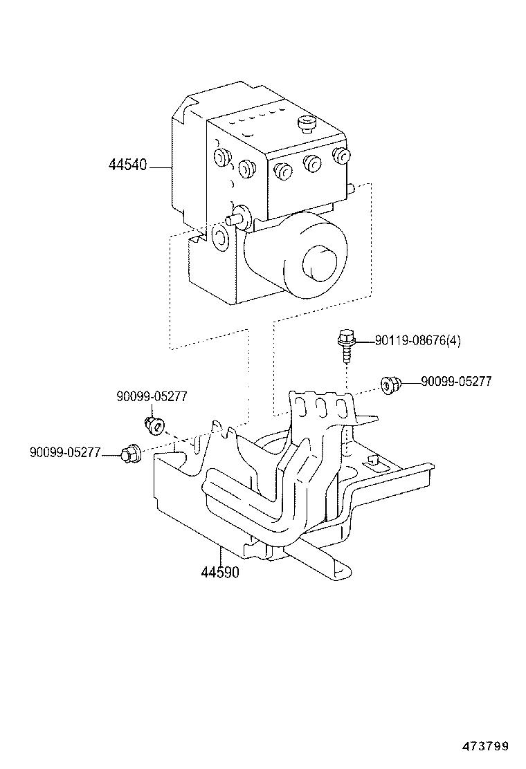  DYNA TOYOACE HV |  BRAKE TUBE CLAMP