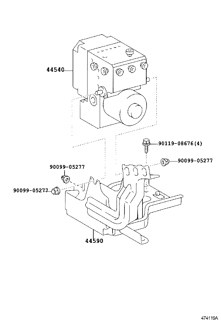  DYNA TOYOACE |  BRAKE TUBE CLAMP