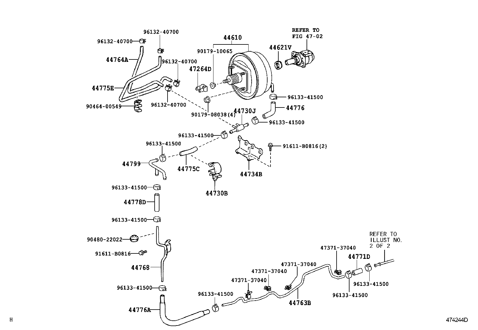  DYNA TOYOACE |  BRAKE BOOSTER VACUUM TUBE