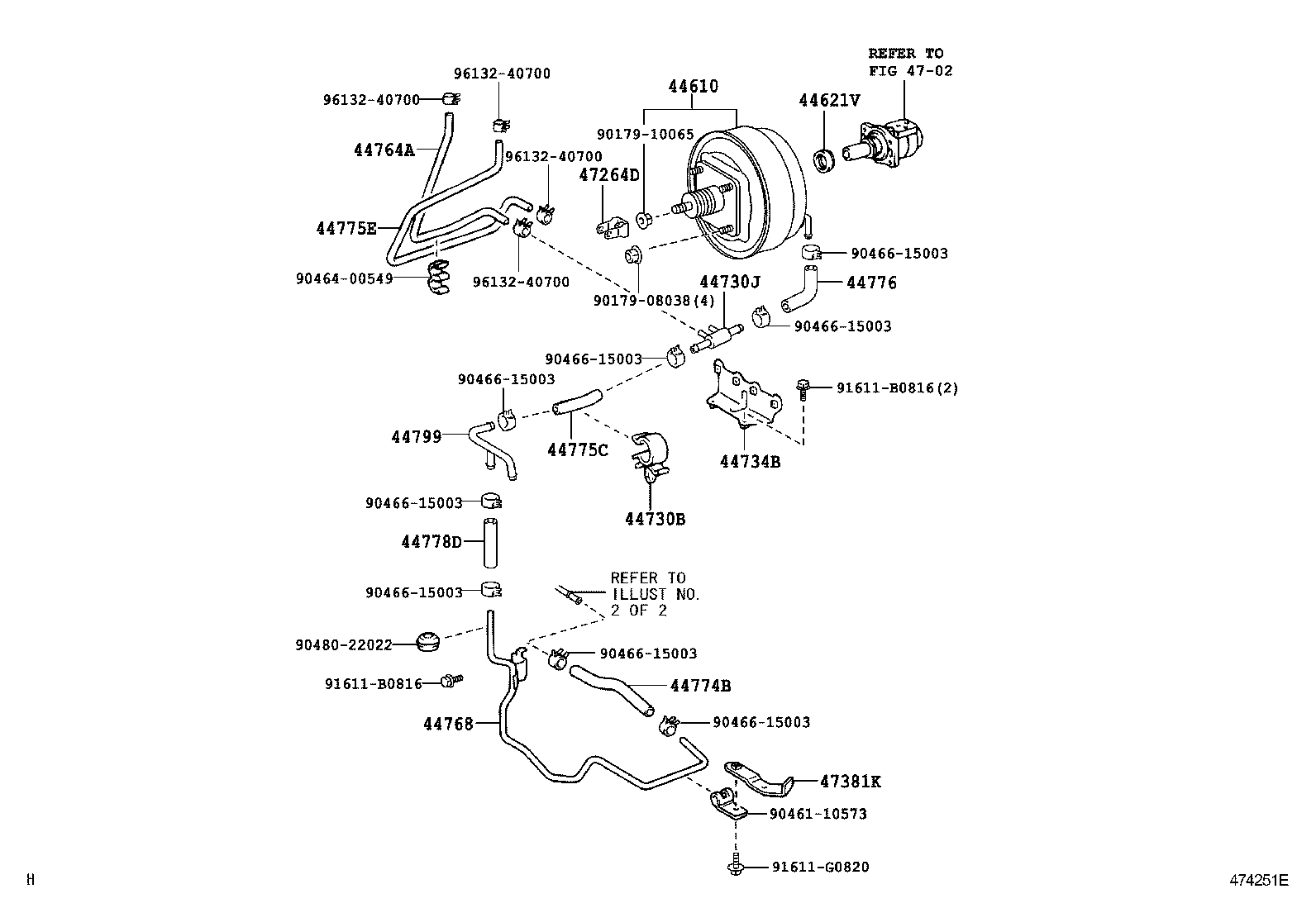  DYNA TOYOACE |  BRAKE BOOSTER VACUUM TUBE