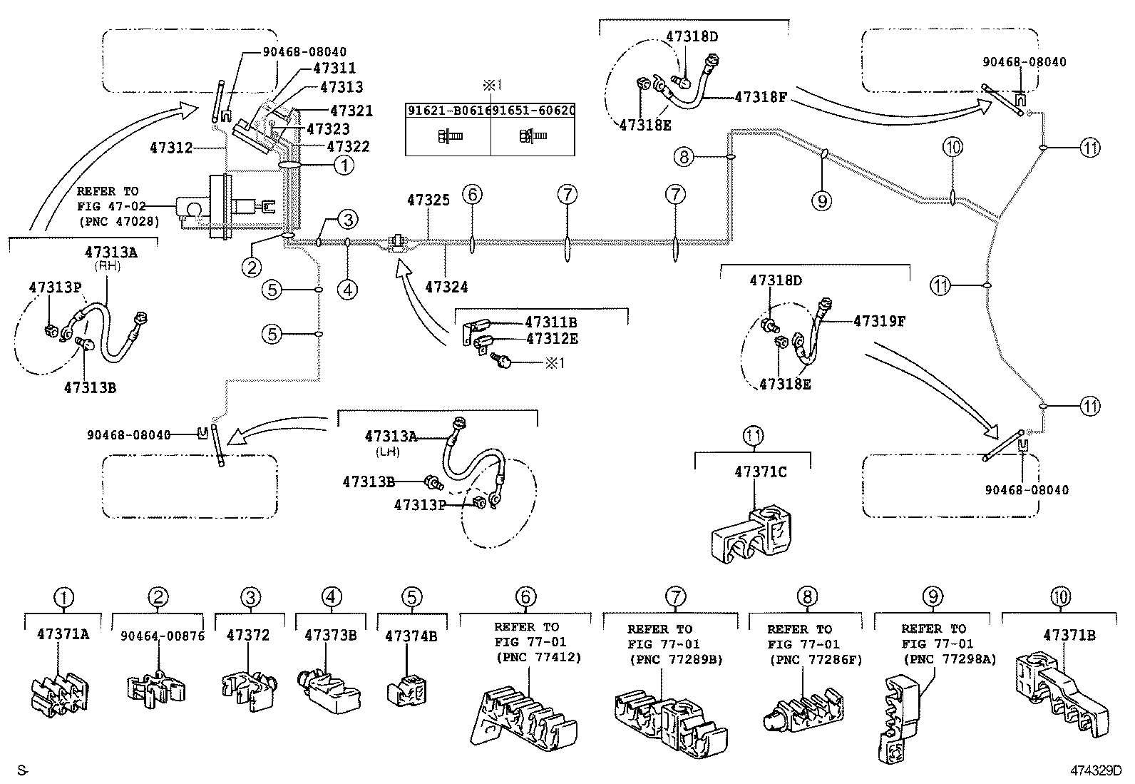  MARK X |  BRAKE TUBE CLAMP