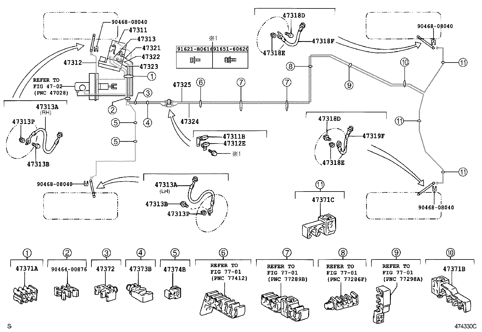  MARK X |  BRAKE TUBE CLAMP