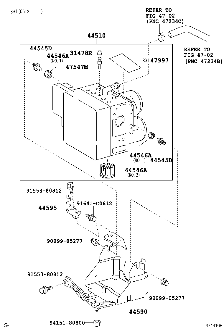  GS460 430 350 |  BRAKE TUBE CLAMP