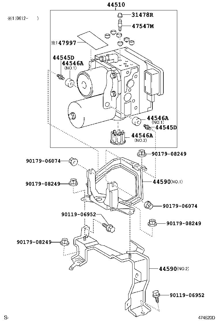  KLUGER HV |  BRAKE TUBE CLAMP