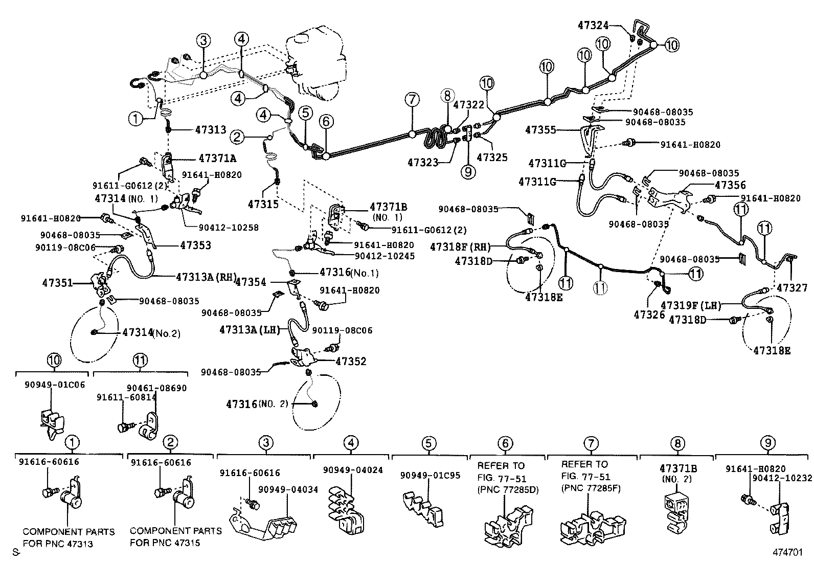  LAND CRUISER PRADO |  BRAKE TUBE CLAMP