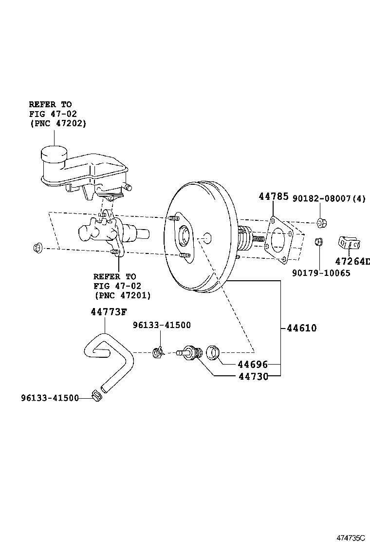  RACTIS |  BRAKE BOOSTER VACUUM TUBE