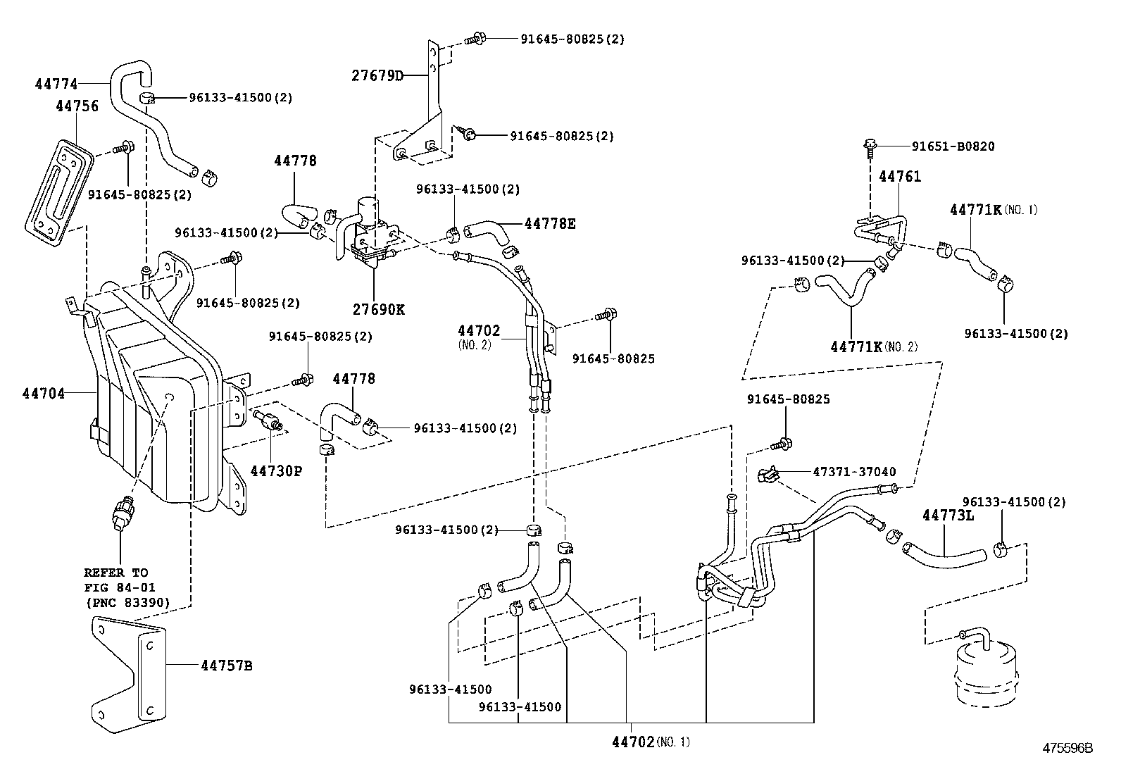  DYNA TOYOACE |  BRAKE BOOSTER VACUUM TUBE