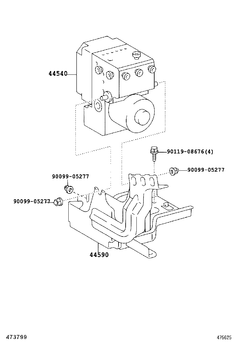  DYNA TOYOACE |  BRAKE TUBE CLAMP