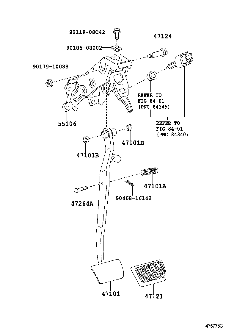  BLADE |  BRAKE PEDAL BRACKET