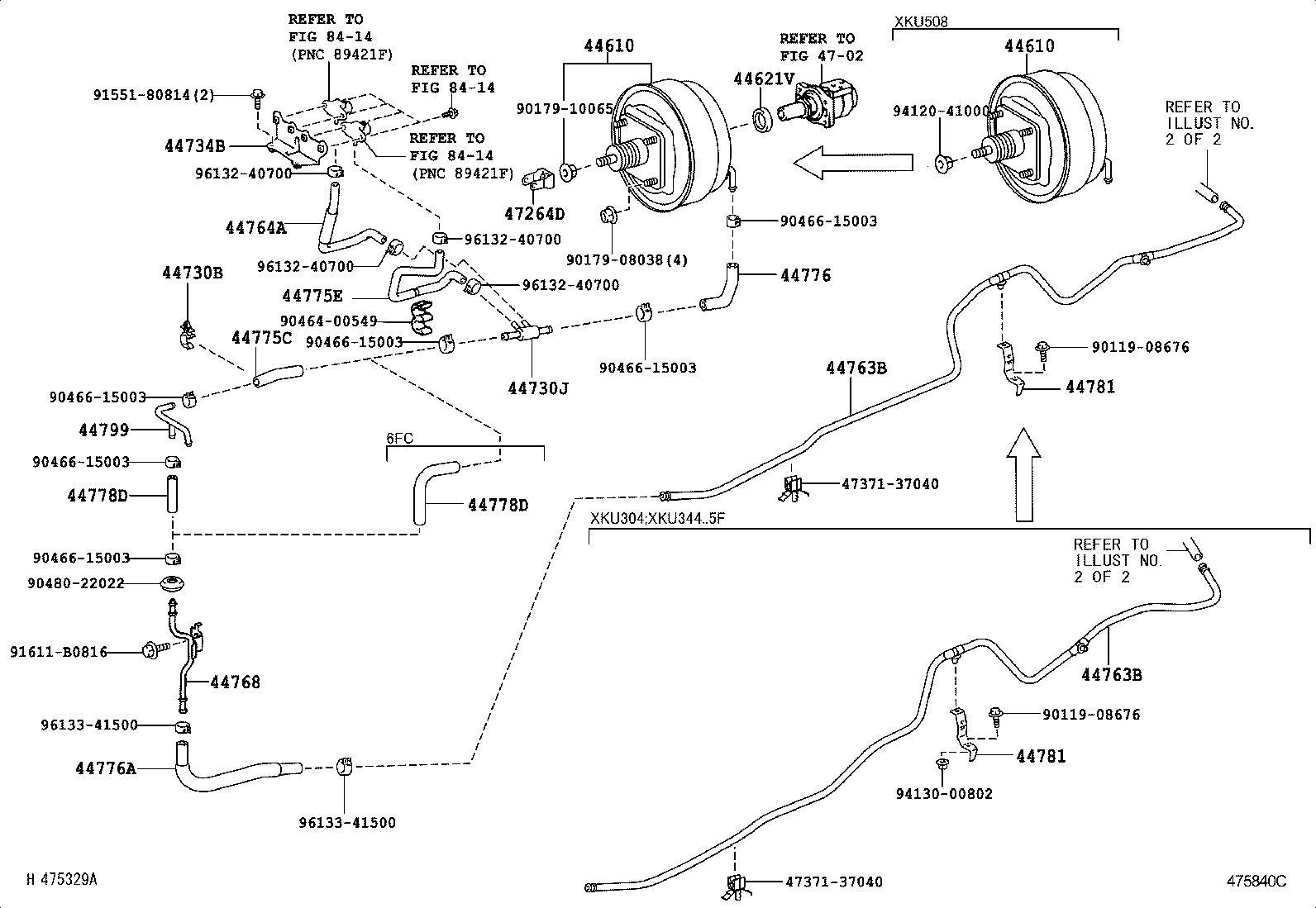  DYNA TOYOACE HV |  BRAKE BOOSTER VACUUM TUBE