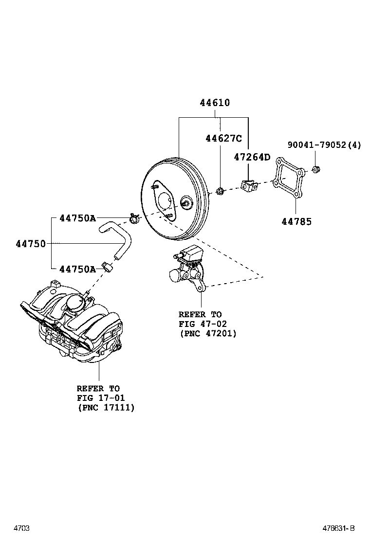  PASSO SETTE |  BRAKE BOOSTER VACUUM TUBE