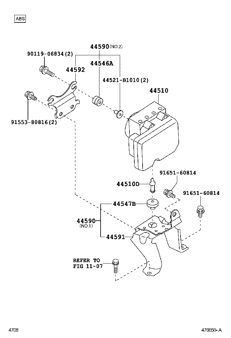  PASSO SETTE |  BRAKE TUBE CLAMP