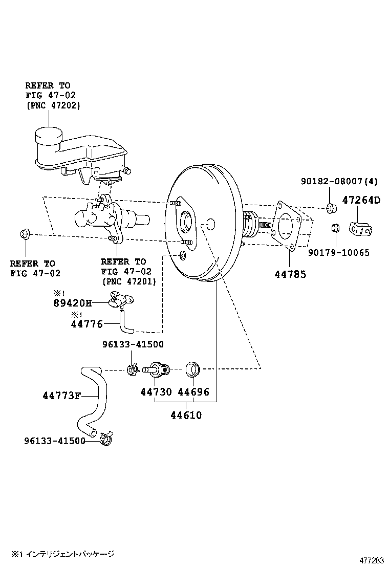  VITZ |  BRAKE BOOSTER VACUUM TUBE