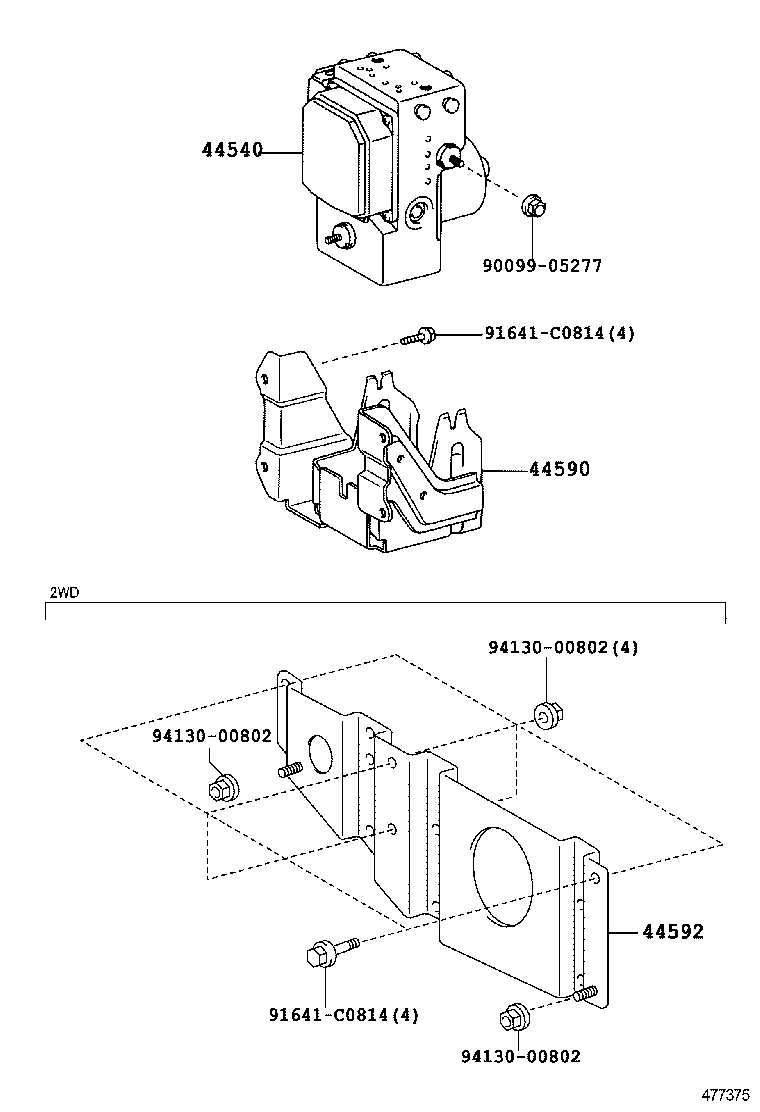  DYNA TOYOACE |  BRAKE TUBE CLAMP