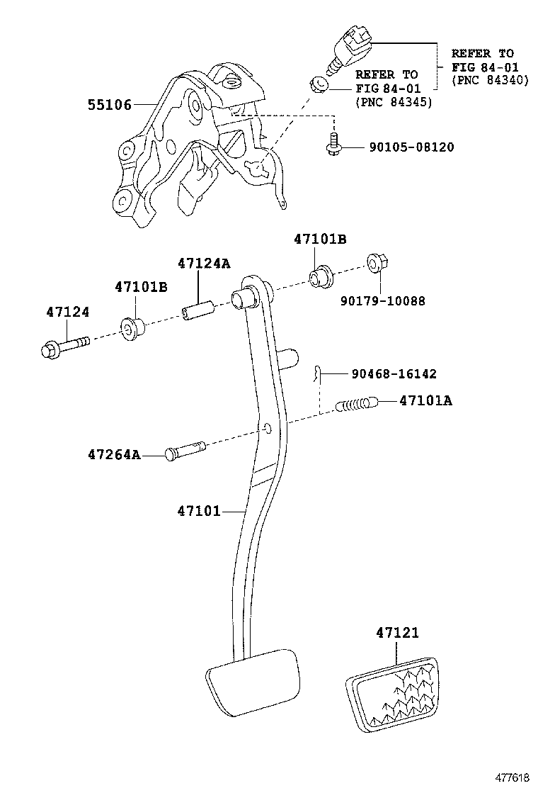  BELTA |  BRAKE PEDAL BRACKET