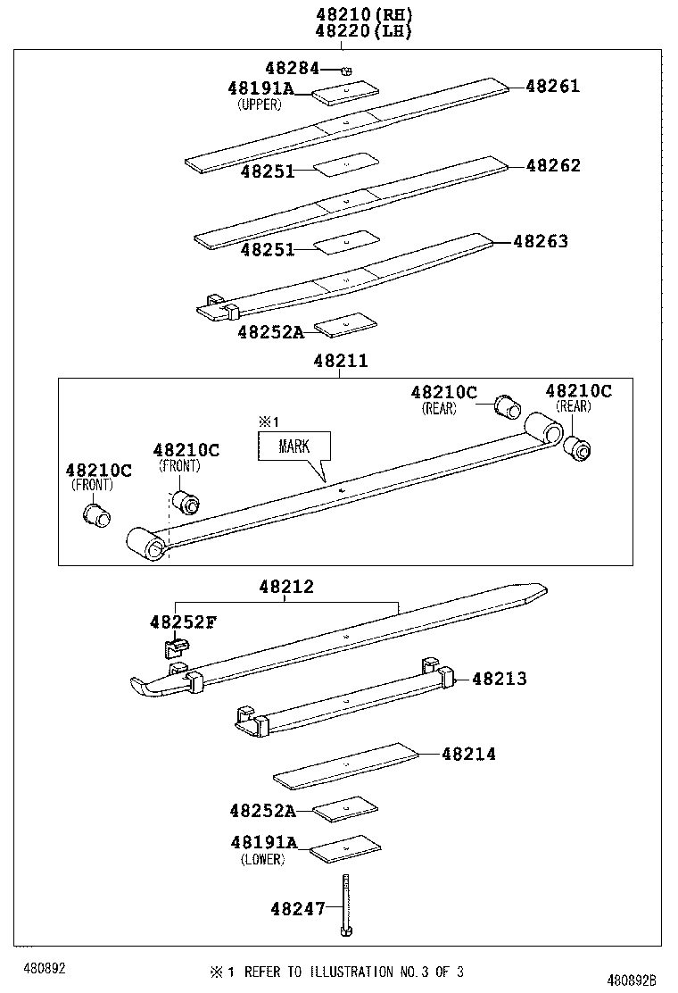  DYNA TOYOACE |  REAR SPRING SHOCK ABSORBER