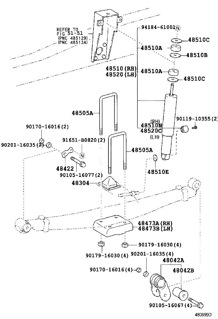  DYNA TOYOACE |  FRONT SPRING SHOCK ABSORBER