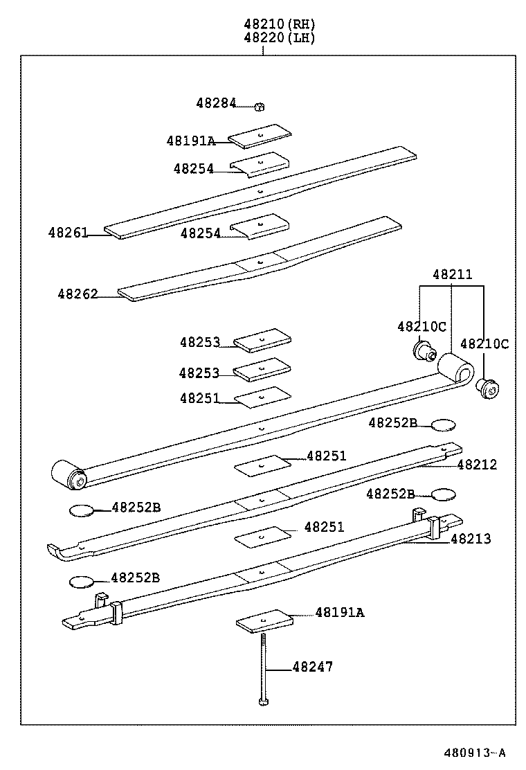  DYNA TOYOACE |  REAR SPRING SHOCK ABSORBER