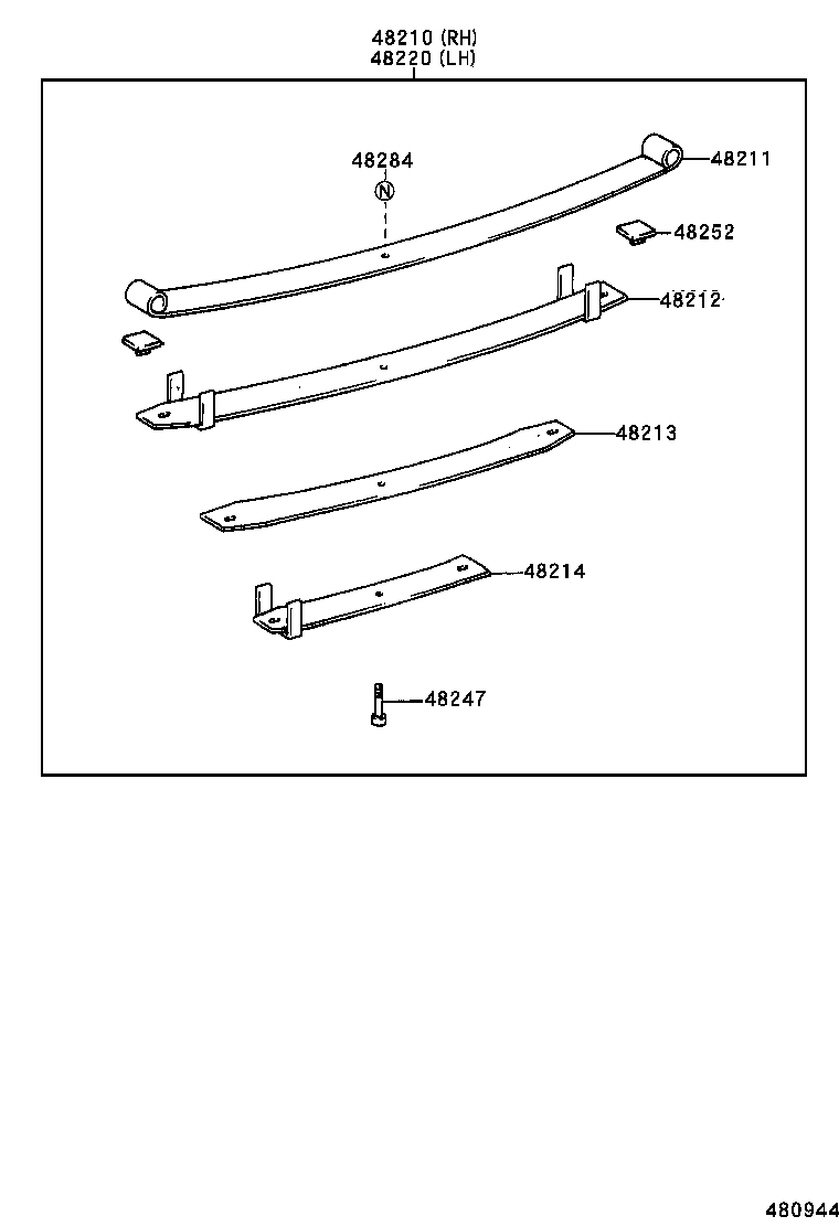  LITE TOWNACE |  REAR SPRING SHOCK ABSORBER