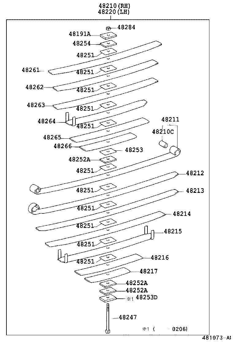  DYNA TOYOACE |  REAR SPRING SHOCK ABSORBER