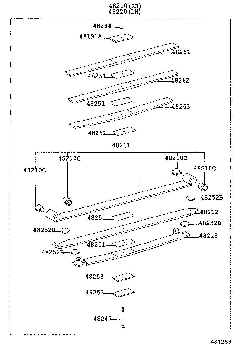  DYNA TOYOACE |  REAR SPRING SHOCK ABSORBER