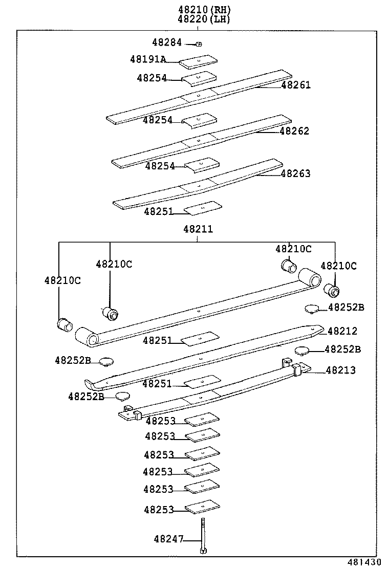  DYNA TOYOACE |  REAR SPRING SHOCK ABSORBER