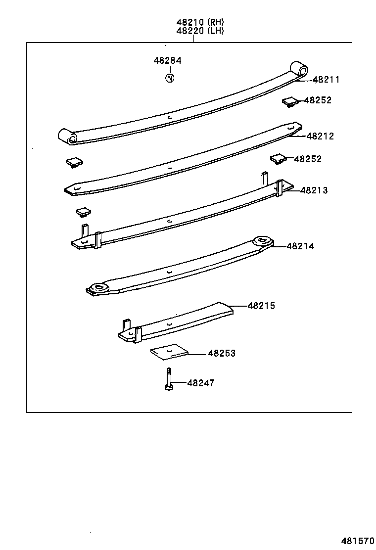  LITE TOWNACE |  REAR SPRING SHOCK ABSORBER