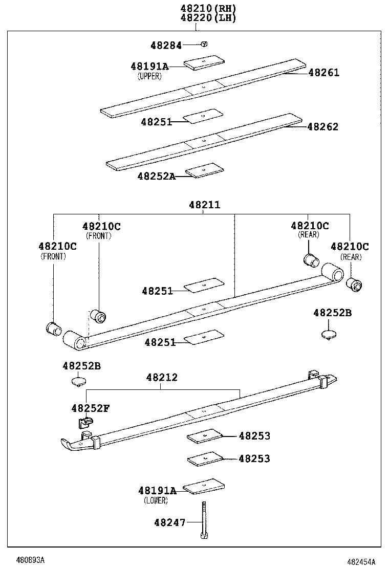  DYNA TOYOACE |  REAR SPRING SHOCK ABSORBER