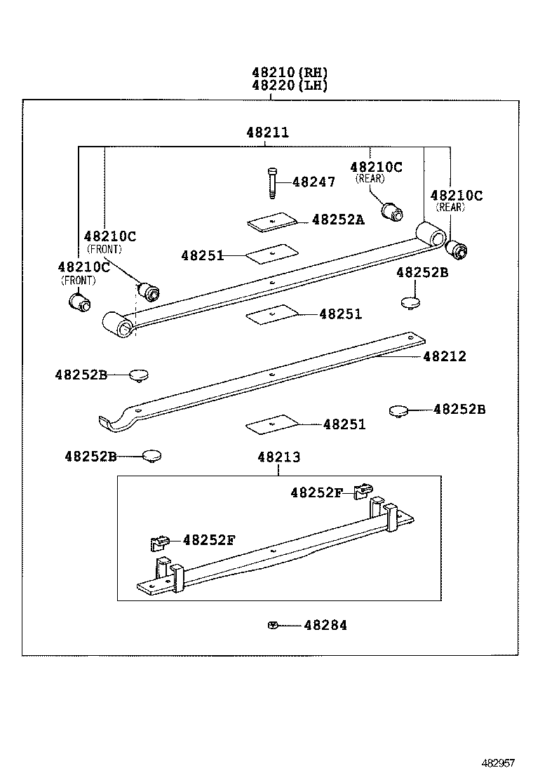  DYNA TOYOACE |  REAR SPRING SHOCK ABSORBER