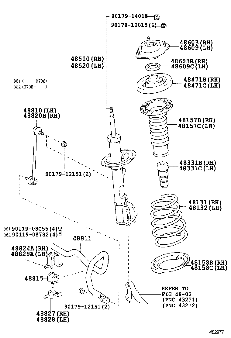  HARRIER HV |  FRONT SPRING SHOCK ABSORBER