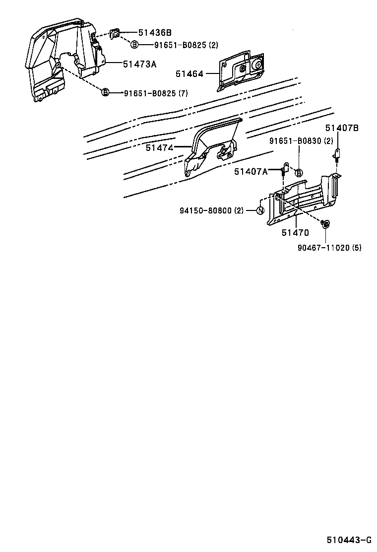  DYNA TOYOACE |  SUSPENSION CROSSMEMBER UNDER COVER